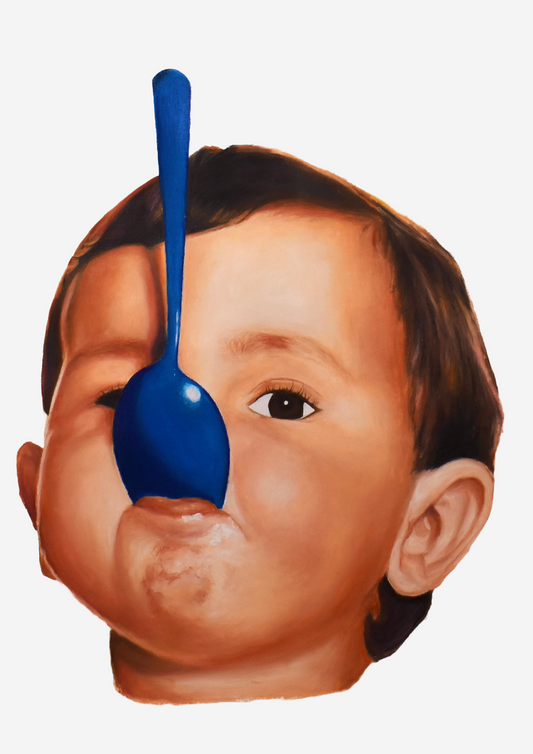 Blue spoon (PRINT)